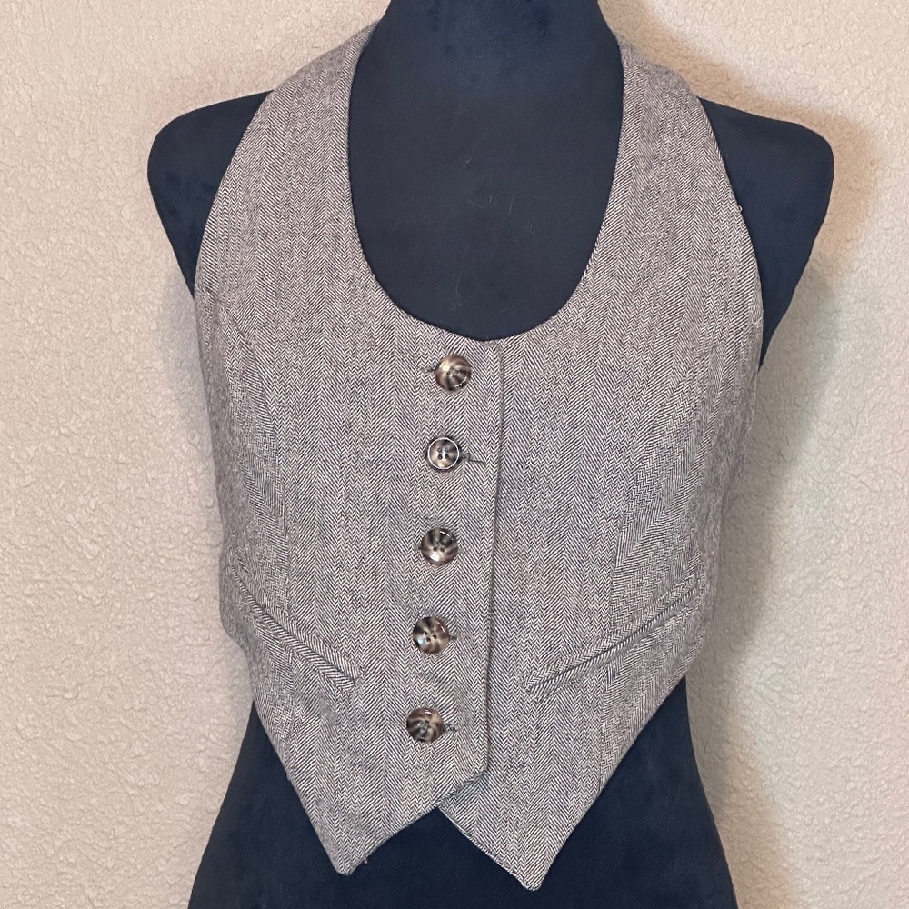 Tweed vest
